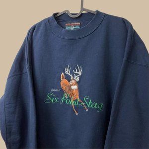 Blue Hunter Stag Sweatshirt